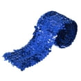 thumbnail image 1 of Tira de Lentejuelas Planas Elásticas Unique Bargains 2,2 Yardas 3 Pulgadas Azul Oscuro, 1 of 5