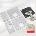 thumbnail image 2 of Luckyn Home Cabinet Door Hinge Repair Installer Damaged Hole Repair Fixing Plate, 2 of 8