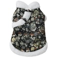 thumbnail image 1 of Greeniant Ropa para perros Traje Tang de color brillante Estilo de año nuevo chino Tamaño múltiple Caniche de Pomerania L claveles negro Ropa para mascotas  claveles negros L Greeniant PT000713-09, 1 of 6