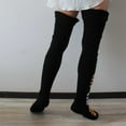 thumbnail image 6 of Women's Vintage Crochet Thigh High Socks Winter Warm Boot Stockings Extra Long Leg Warmers Over The Knee Socks Gifts, 6 of 8