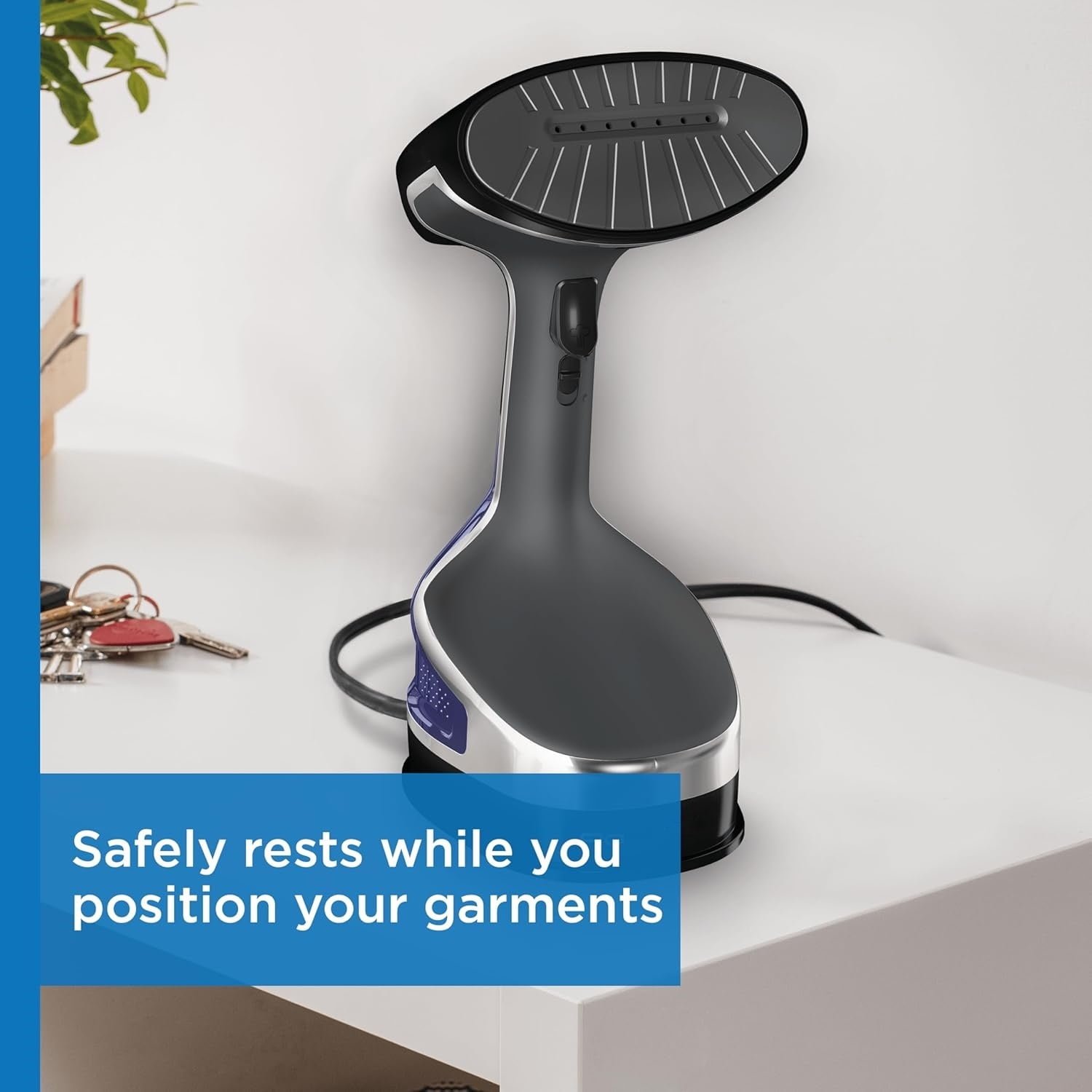 Hand Steamer for Clothes, Handheld Steamer, 25-Second Heat-Up, Powerful Steam, Long Cord, 1875W Clothes Steamer, Travel Must Have