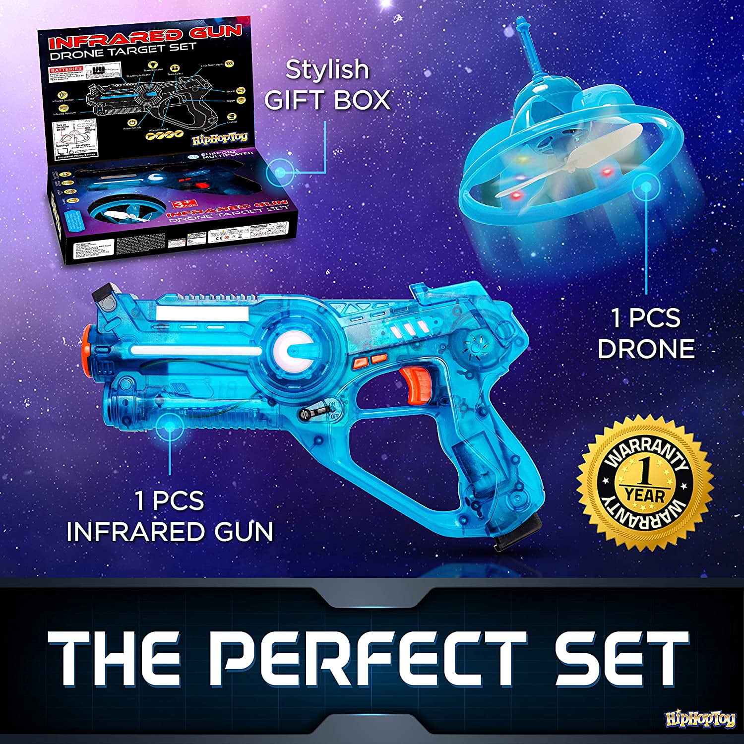 Power Your Fun Laser Launchers Laser Tag for Kids - 2 Player Lazer Tag  Shooting Games with 2 Toy Guns and 2 Flying Toy Targets: Buy Online at Best  Price in UAE 