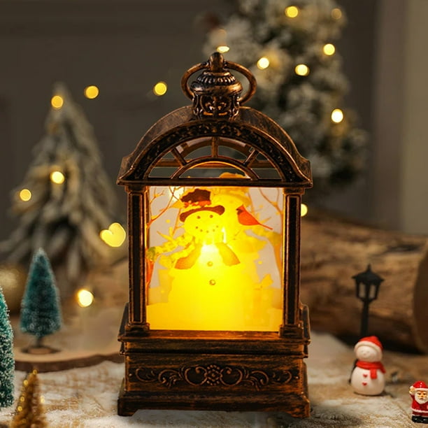 Herunwer Christmas Lanterns LED Lighted Lanterns for Christmas Holiday Decorations