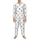 thumbnail image 3 of Fotbe Bbaseball Dog Pijama de Hombre con Estampado de Manga Larga, Conjunto de 2 Piezas, Ropa de Dormir Suave y Cómoda con Bolsillos-X-Large, 3 of 7