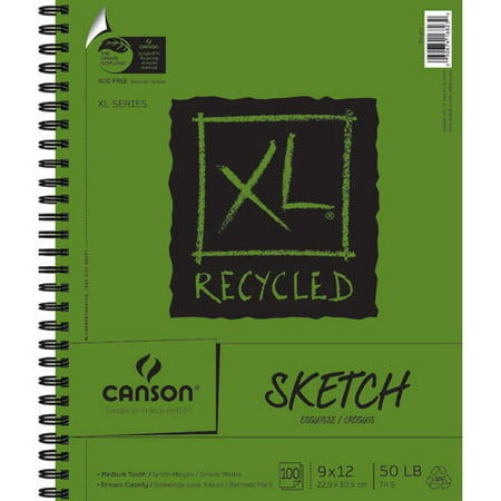 Canson XL Recycled Paper Sketchpad, 9