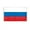 Russia 3x5 ft Nylon Flag, variant on A.G.A.S. 4" x 6" Polyester Outdoor Flag and Banner, Stitched Edges, Plastic Stick