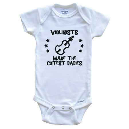 

Violinists Make The Cutest Babies Funny Violin Baby Bodysuit