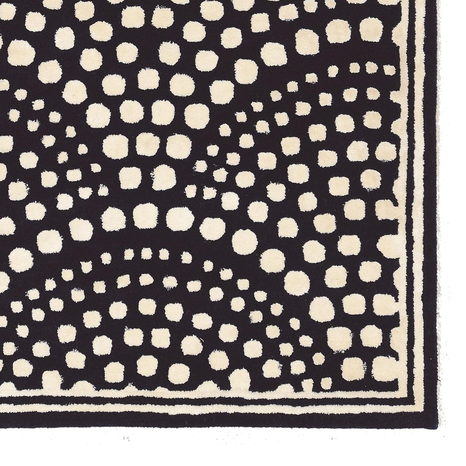 Tapis en Laine Aspire Pétoncle marine et blanc de 8 pi x 11 pi