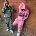 thumbnail image 2 of Sudadera unisex con capucha de marca de moda Y2K Devil Moon Slim American, chaqueta estilo milenario, 2 of 5
