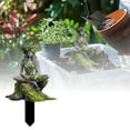 thumbnail image 2 of Fairy Garden Stakes Flat Garden Stakes Acrylic 2D Flower Pot Stake Garden Ground Insert Fairy Garden Accessories Tree Man Statue Ornaments For Pot Yard Green 10x6cm, 2 of 7