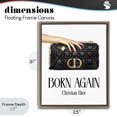 thumbnail image 4 of Stupell Industries Art Deco Born Again Christian Luxury Brown Floating Frame Canvas Art, 25 x 31, by Ziwei Li, 4 of 8