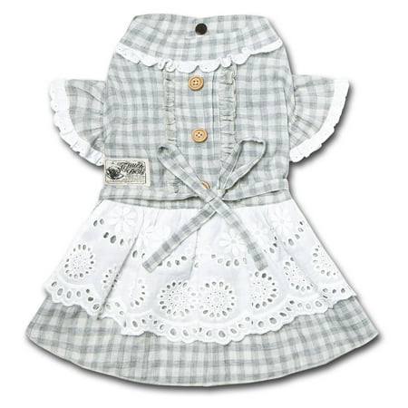 UPC: 0810010815118 | Touchdog  I love Poochi  Classical Fashion Plaid Dog Dress