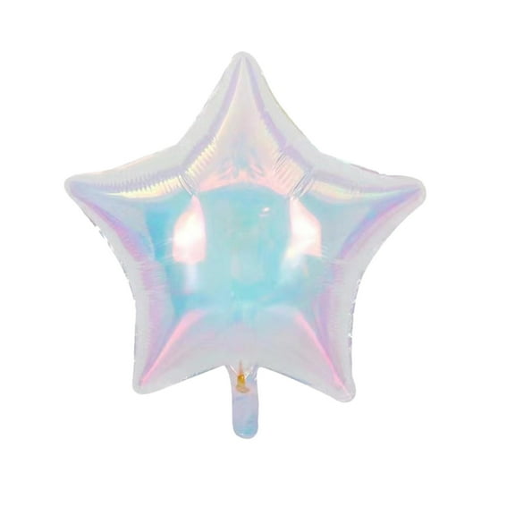 Hiroekza Balloons Party Supplies - 19 Inches Star Round Heart Clear Mylar Helium Balloons for Christmas Thanksgiving Wedding Birthday Party Decoration - Colorful Balloons Bulk