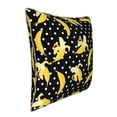 thumbnail image 2 of Susaid Banana Print Velvet Throw Pillow Covers Home Art Deco Pillowcase Square Pillow Case Cushion Cover for Bed Sofa Living Room Car Indoor and Outdoor-16"x16", 2 of 8