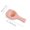 Pink, variant on 5pc Handheld Steamed Bun Maker with Ergonomic Handle DIY Pleated Baozi Mould for Breakfast Baking(Pink)