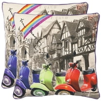 Safavieh Vienna Printed Pattern Pillow, Set of 2