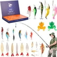 thumbnail image 3 of Fishing Tackle Advent Calendar 24 Days Fishing Lures Christmas Countdown Calendar Toys Creative Fishing Accessories Reusable Fishing Tackles Kit for Fishing Lovers Husband Xmas Gift, 3 of 9