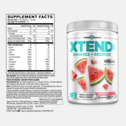 XTEND EAA + BCAA Powder | Muscle Recovery & Lean Muscle Growth | 9 Essential Amino Acids for Intra Workout or Post Workout Recovery | 10g EAAs Per 2 Servings | Watermelon 40 Servings