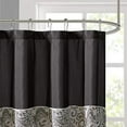 thumbnail image 3 of Home Essence Charlotte Jacquard Shower Curtain, 3 of 6