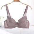 thumbnail image 2 of Loopsun Plus Size Bras for Women, Womens Oversized Bra Ultra Thin without Sponge Lingerie and Lace Large Chest Appears Smaller Gray XL, 2 of 5