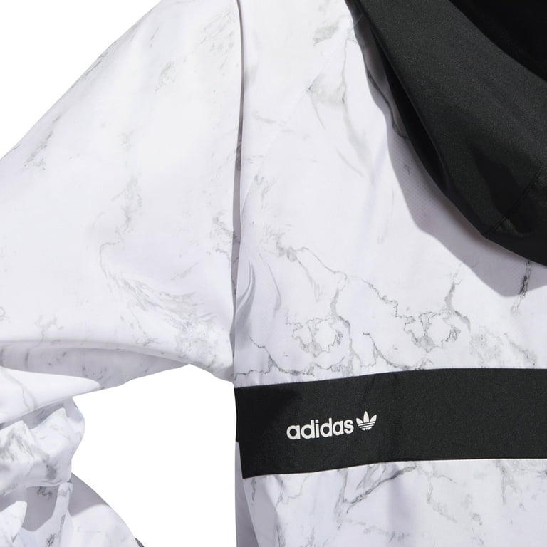 Adidas Originals Men s Skateboarding Marble Blackbird Packable Jacket Walmart