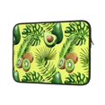 thumbnail image 2 of Bingfone Kiwi And Avocado Laptop Sleeve Case 13 Inch, 360° Protective Computer Carrying Bag, 2 of 9