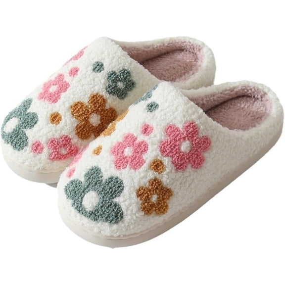 Furry Winter Slippers - Anti-Slip Indoor Shoes, Soft Lining for Women and Men, Perfect for Bedroom and Home