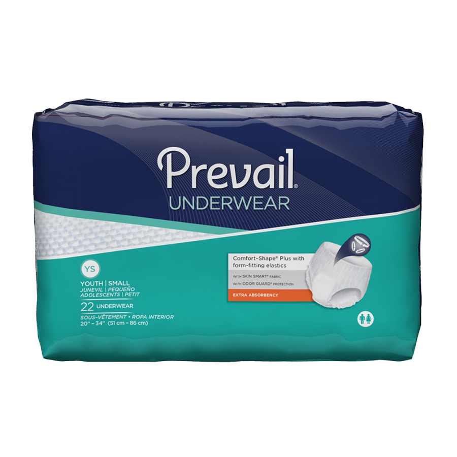 Prevail Extra Underwear ''Small, 20 34 , 88 Count'' 6 Pack