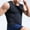 Black, variant on WAVSUF Tall Big Mens Bodybuilding Sleeveles Solid Color Tank Tops Round Neck Pullover Black Size 2XL