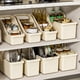thumbnail image 4 of Espacio de Ahorro de Especias Estante Multifuncional Cesta de Polea 39x21x19cm, Organizador de Estante de Almacenamiento de Verduras de Cocina, Plástico Transparente, para Macetas, Cuencos, Sundries,, 4 of 8