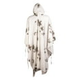 thumbnail image 2 of Military German Army Style Snow Poncho Cotton White Winter Camo Hooded Hunting, 2 of 3