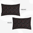 thumbnail image 2 of Yiaed Love Valentine's skull Print Brushed Microfiber Envelope Pillowcases, Standard,Envelope Closure Pillow Cases（No pillow core）-20"x30", 2 of 6