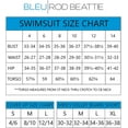 thumbnail image 3 of Women's Bleu Rod Beattie RU22508 Ring Me Up High Waist Draped Swim Bottom (Rose Red 6), 3 of 3