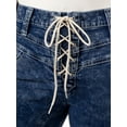 thumbnail image 5 of Jordache Vintage Crystal Lace Up Coming & Going Jean Women's, 5 of 7