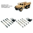 thumbnail image 2 of maskred Aluminum Alloy RC Car Front And Rear Link Rod Set For WPL 1/16 C14 Metal Front And Rear Link Rod Set For WPL 1/16 C14 green, 2 of 6