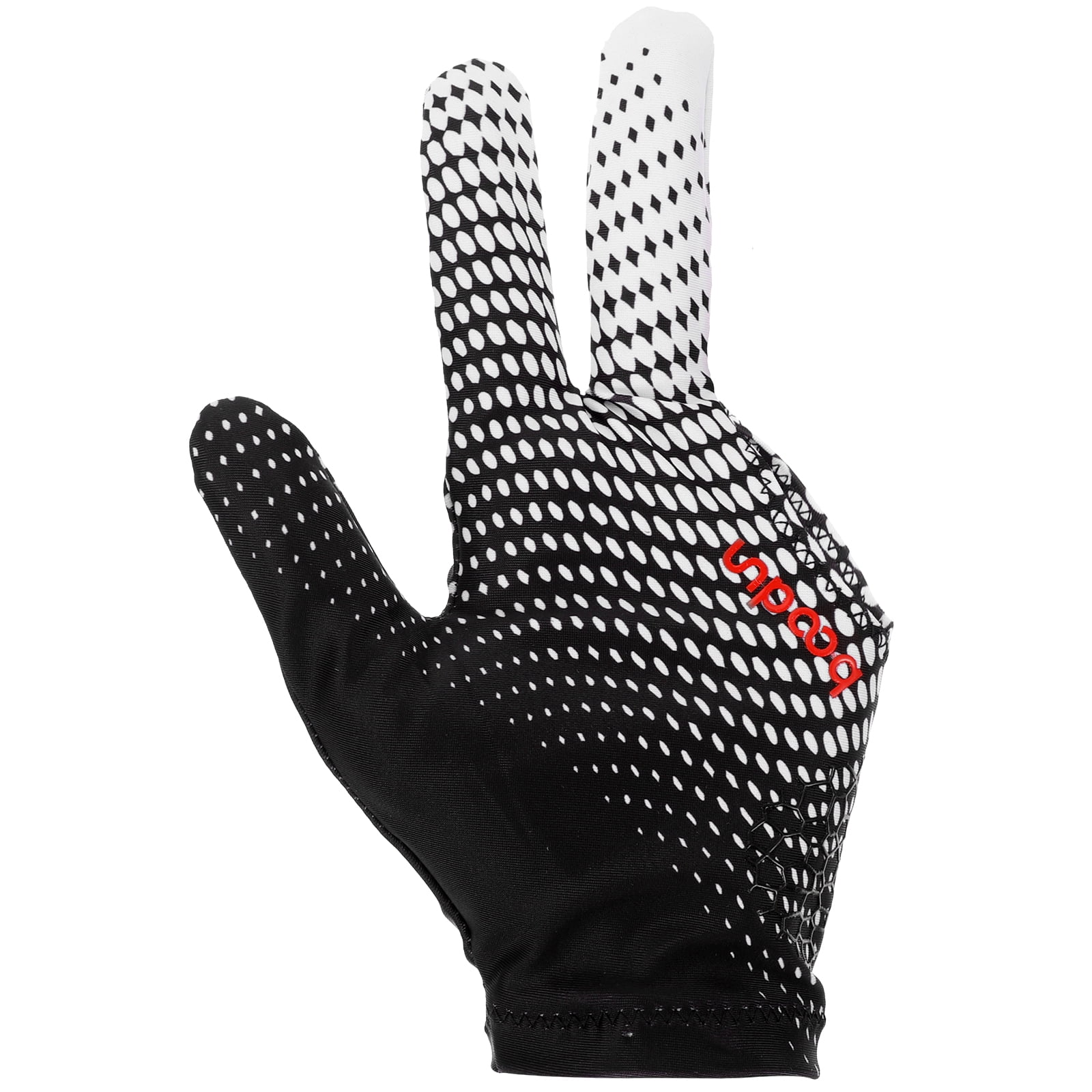 Gants De Billard à Trois Doigts – Anti-dérapant, Respirant, Absorbe La Sueur, Polyester/élasthanne – Taille 18,5x9 Cm – Pour Main Gauche
