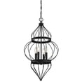 thumbnail image 1 of Westinghouse Lighting 6368600 4 Light Chandelier - Matte Black, 1 of 1