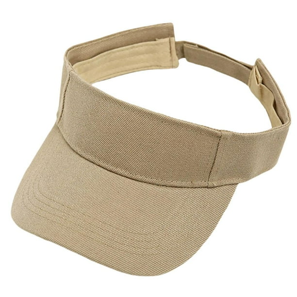 Deportes Sun Visor Sombreros Pure Cotton Golf Tennis Running Caps para Hombres Mujeres Adultos Caqui Colcomx gorras de tenis para hombres mujeres