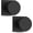 Matte Black, variant on Mega Handles | Suana Door Knob and Deadbolt Combo | Polished Chrome