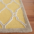 thumbnail image 3 of SAFAVIEH Cambridge Selwyn Geometric Wool Area Rug, Gold/Ivory, 3' x 5', 3 of 11