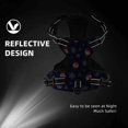 thumbnail image 6 of No Pull Dog Harness For X-Large Dogs Easy Walk Dog Vest Adjustable Collars Harnesses & Leashes Set Breathable Oxford Outdoor Walking Safety Reflective Strip Santa Claus,Snowflake, 6 of 9