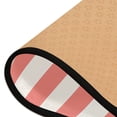 thumbnail image 4 of Dailycode Hallway Runner Rug 2x6 Non Slip Absorbent Soft Floor Mat for Home Kitchen Bedroom Entrance Pinkish Red and White Stripes, 4 of 7