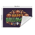 thumbnail image 3 of XMXT Woven Placemats Set of 6, Happy Halloween Alphabet Stain Resistant Table Runner Anti-Skid Place Mats for Dining Table, 12 x 18 inches, 3 of 6