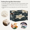 thumbnail image 6 of Square Storage Basket 14.2*10.2*8.3 Inch One Sizex2 Shelf Basket Open Home Storage Bins Bedroom Storage Basket Closet Storage Stylish Decor Pretty Lovely Lilies, 6 of 9