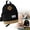 Black, variant on Yellowstone Backpack,Classic Logo Padded Notebook Sleeve,All Ages,Black Denim(Black,7.87x2.76x11.02in)