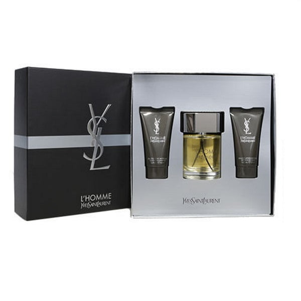 Yves Saint Laurent Yves Saint Laurent L'Homme Eau de Toilette 3 Pcs Gift Set For Men Walmart