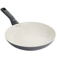 thumbnail image 2 of Spice by Tia Mowry Savory Saffron 2 Piece Ceramic Nonstick Aluminum Frying Pan Set in Grey, 2 of 6