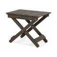 thumbnail image 5 of Outdoor Folding Wooden Side Table, Gray, 15"D X 22.75"W X 18.25"H, 5 of 9