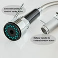 thumbnail image 4 of Compañero de cocina sin esfuerzo, grifo de acero inoxidable de calidad sólida con rociador desplegable para giro de 360 grados, fácil de mantener, 4 of 5