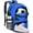 Blue, variant on Soccer Backpack with Seperate Compartment, Water Resistant Sport Bags fit for Basketball, Volleyball, Football